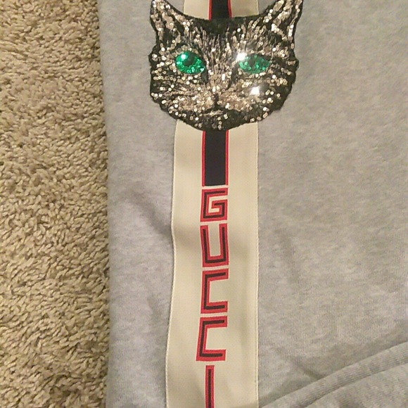 gucci cat sweatpants